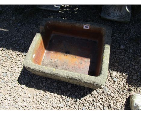 Stone trough