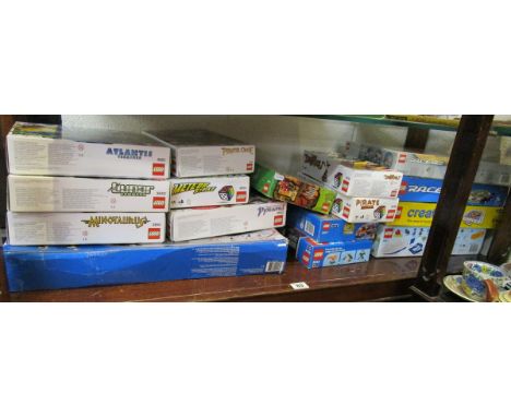 Shelf of boxed Lego