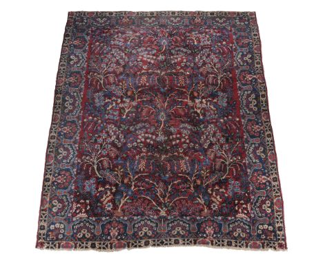 A Kirman carpet , approximately 369cm x 262cm  A Kirman carpet  , approximately 369cm x 262cm 