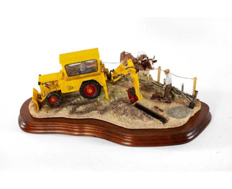 BORDER FINE ARTS MODEL limited edition (1736/1750) - entitled ‘Laying the Clay’, inscribed ‘Ayres’ to rear, sculpted by R. J.