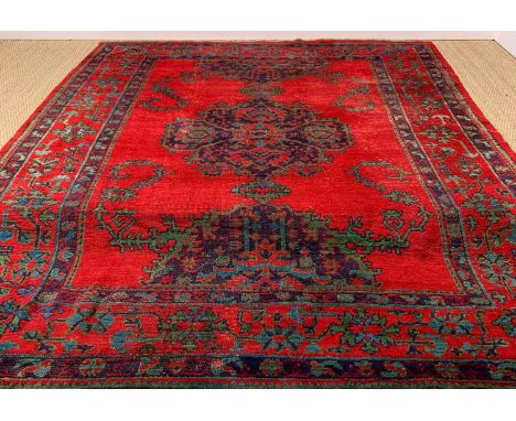 TURKISH USHAK CARPET, 310 x 246cmsProvenance: private collection Vale of GlamorganComments: some wear