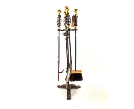 A metal companion set plus a floral print