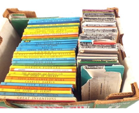 Various volumes of Ladybird books and Thomas the Tank Engine