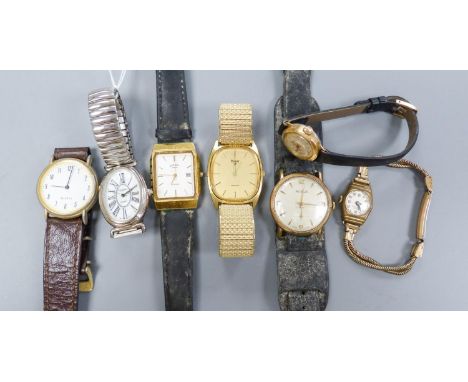   Assorted minor wrist watches including Rotary etc.