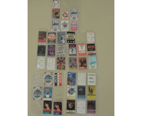 A large collection of VIP & staff backstage passes for various artists & tours to inc. Queen, Elvis, Rolling Stones, Elton Jo