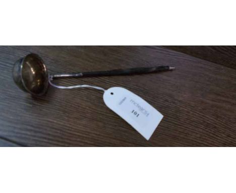 GEORGE III SILVER TODDY LADLE
maker's mark 'WK', London 1789