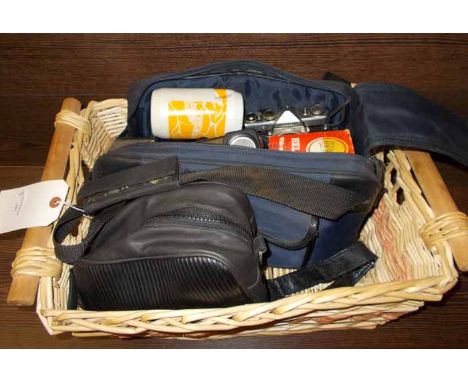 LOT OF CAMERA EQUIPMENT
including lenses etc