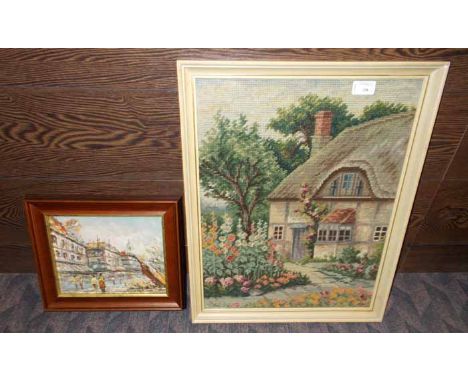LOT OF PICTURE, PRINTS AND A TAPESTRY (6)