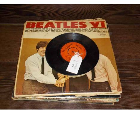 LOT OF VINTAGE VINYL RECORDS
including Beatles LPs