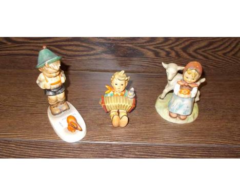GROUP OF THREE GOEBEL FIGURES OF CHILDREN