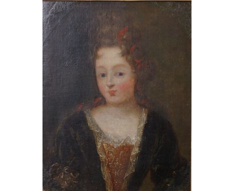 English School (19th Century)Portrait of a girlOil on canvas36 x 30cm 
