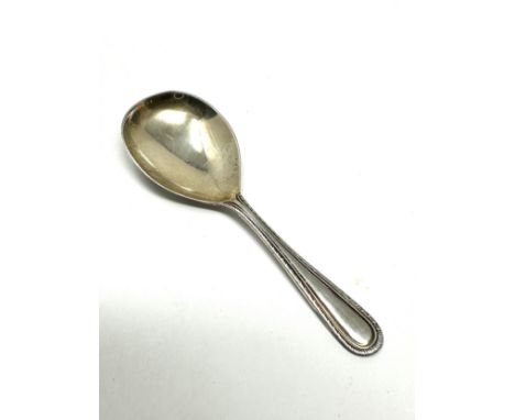 silver tea caddy spoon birmingham silver hallmarks 