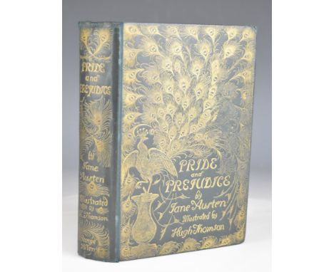 [First Peacock Edition] Pride &amp; Prejudice by Jane Austen with preface by George Saintsbury and illustrations by Hugh Thom