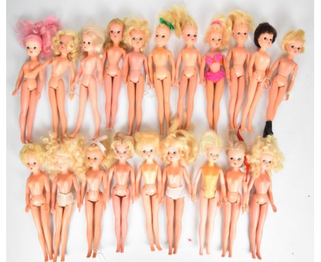 Twenty vintage Sindy dolls by Pedigree dating to the 1970's &amp; 80's.