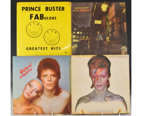 Approximately 130 albums including Prince Buster (Fab Label MS1), Blondie, The Police, Fleetwood Mac, David Bowie, Eurythmics