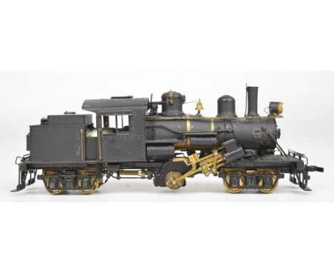 United Scale Models H0 gauge brass 'Climax' geared locomotive, in original box, made in Japan.&nbsp;