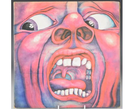 King Crimson In The Court Of The Crimson King (LPS 9111) Island UK first pressing with pink label, vinyl has good gloss and a