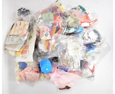 A large collection of vintage Sindy and similar fashion doll clothing and accessories mostly dating to the 1970's and 80's.