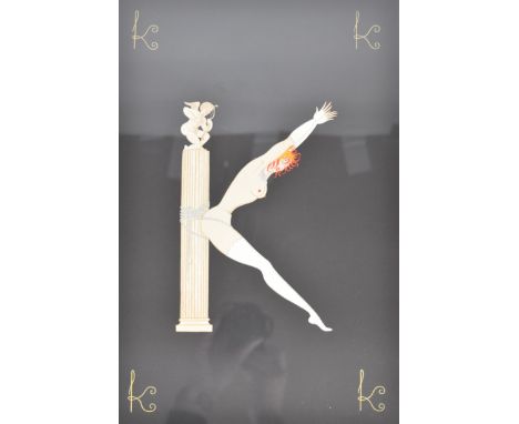 Ert&eacute; (Romain de Tirtoff 1892-1990), signed limited edition (268/350) print, The Alphabet Series: K, 47 x 30.5cm, in po