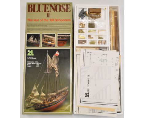 Artesania Latina Bluenose II Schooner 1:75 scale model ship or boat kit, 20500, in original box