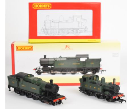 Two Hornby 00 gauge model railway locomotives comprising GWR 0-4-2T Class 14xx '4819' R3117 and GWR 2-8-2T Class 72xx '7233' 