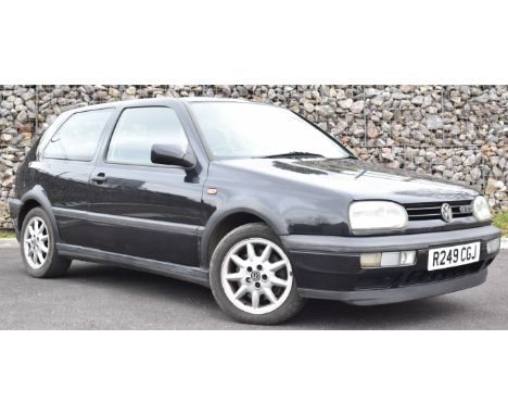 1997 VW Golf GTI 2 litre petrol car, registration number R249 CGJ, with V5c, two owners from new and with full service histor