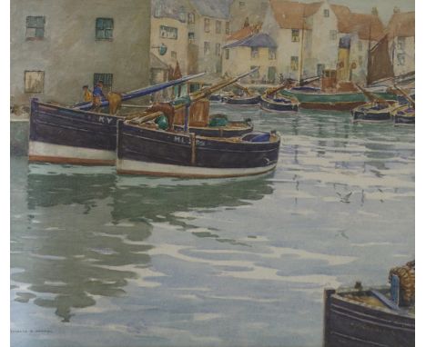 CHARLES R DOWELL Pittenweem, signed, watercolour, 50 x 60cm Condition Report: Available upon request