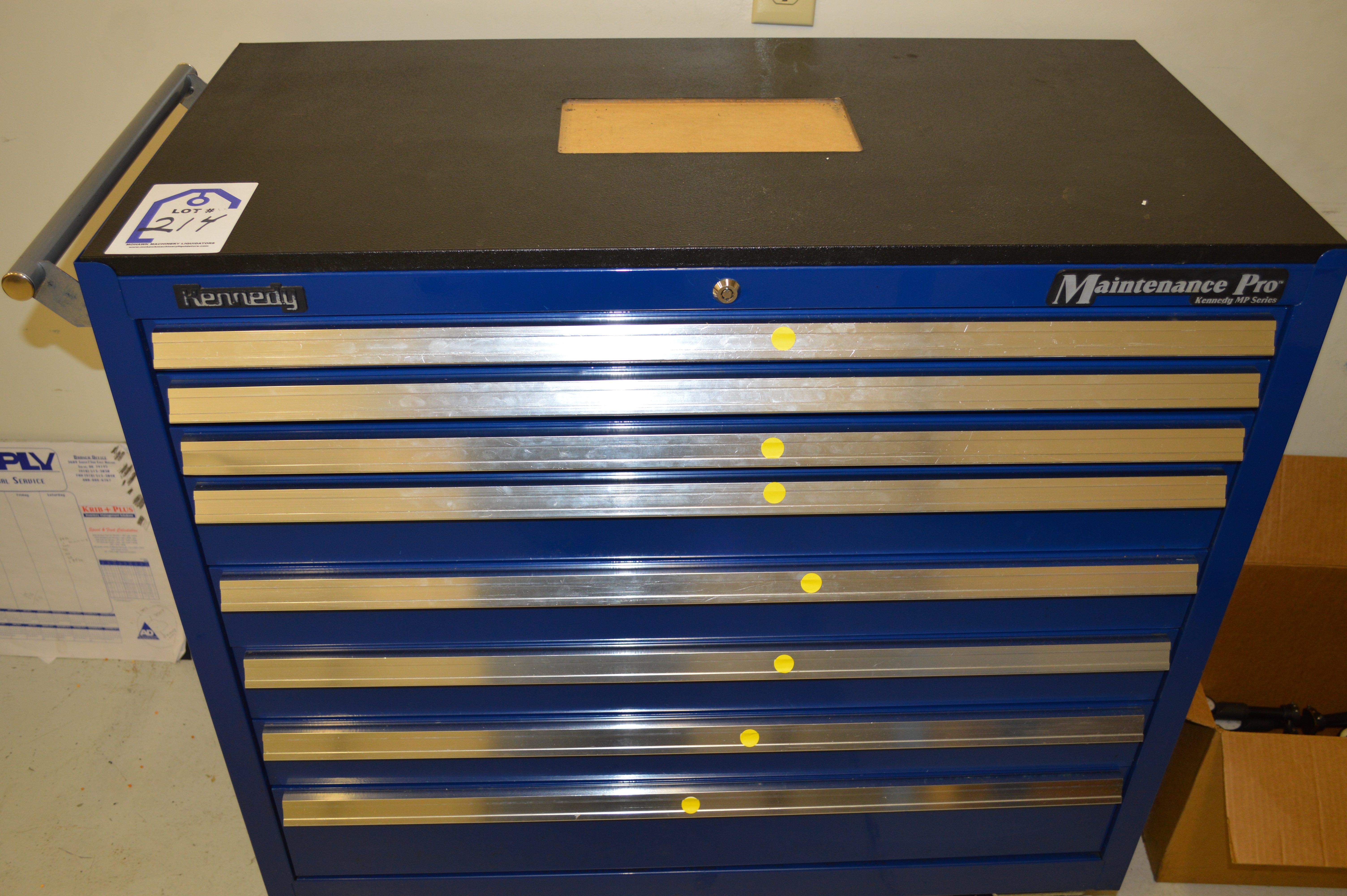 193/4" x 39" Maintenance Pro, By Kennedy Rolling Tool Box, No Contents