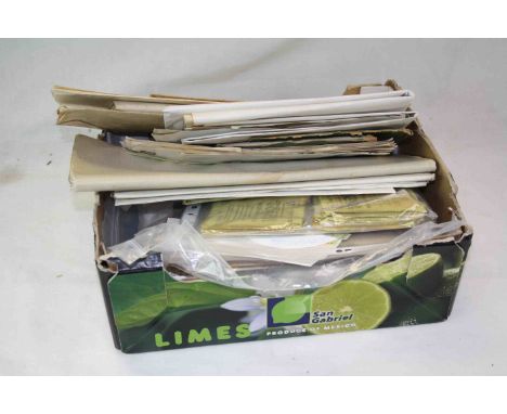 Collection of vintage Ephemera to include Maps, Ration books etc