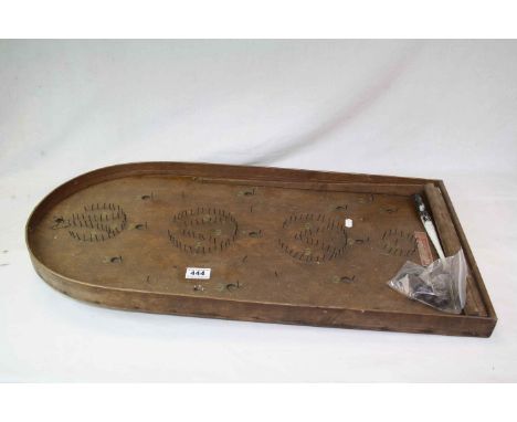 Vintage Bagatelle Board with Balls