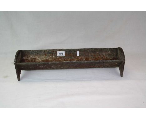 Small cast Iron feeding trough