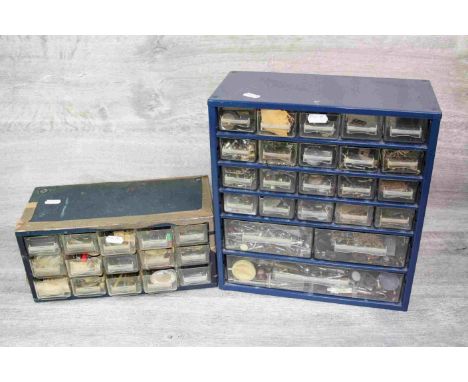 Collection of Vintage Watchmakers and other Tools to include Two Small Cabinets