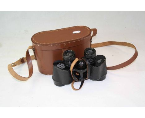 Cased Set of Wray of London Army &amp; Navy Binoculars