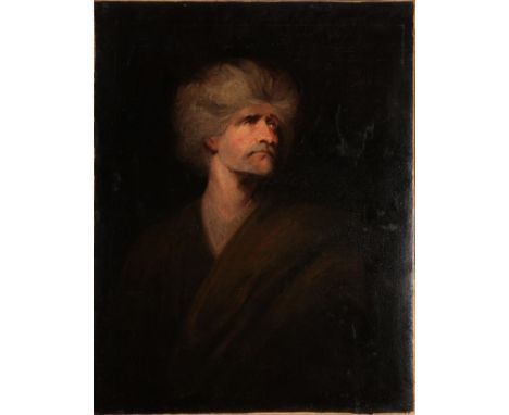 English School (18th century) Portrait of a gentleman with wild grey hair Oil on canvas, 91.5cm by 71.5cm (unframed)