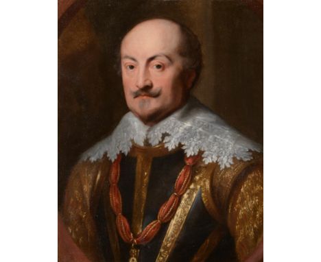 Studio of Sir Anthony van Dyck (1599-1641) Portrait of Johann the Younger, Count of Nassau Siegen (1563-1638) Oil on canvas, 