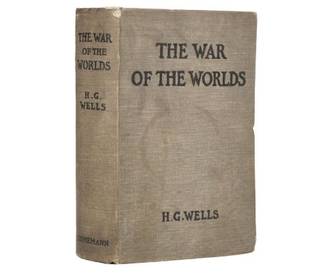 Wells (H.G.) The War of the Worlds, 1st edition, London: William Heinemann, 1898, 1st issue with 16 pp. advertisements at end