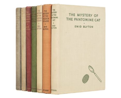 Blyton (Enid). The Mystery of the Burnt Cottage, 1944; The Mystery of the Disappearing Cat, 1944; The Mystery of the Secret R