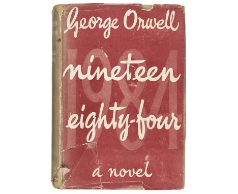 Orwell (George). Nineteen Eight-Four, 1st edition, London: Secker &amp; Warburg, 1949, a little light spotting, mainly to end