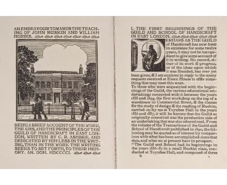 Essex House Press. An Endeavour Towards the Teaching of John Ruskin and William Morris, by C.R. Ashbee, Essex House Press, 19