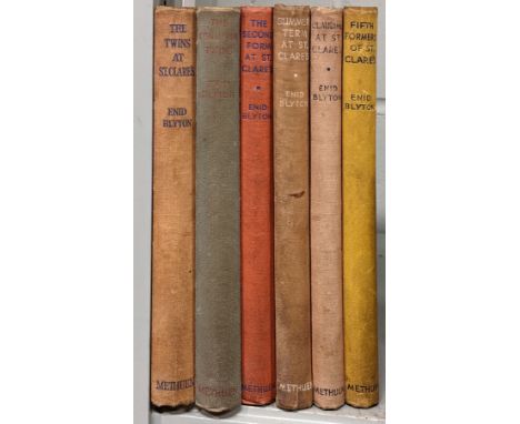 Blyton (Enid). The Twins at St. Clare's, 5th edition, 1943; The O'Sullivan Twins, 4th edition, 1943; Summer Term at St. Clare