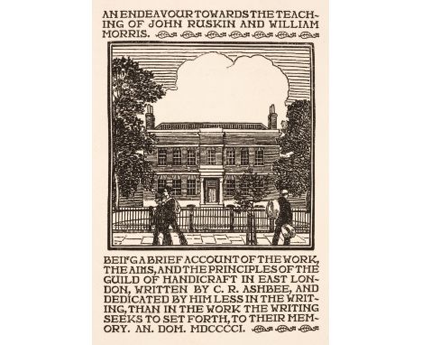 Essex House Press. An Endeavour Towards the Teaching of John Ruskin and William Morris, by C.R. Ashbee, Essex House Press, 19