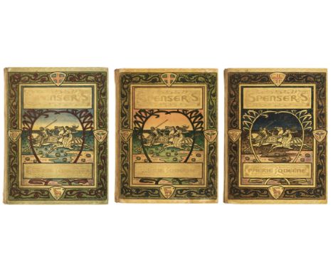 Vellucent binding. The Faerie Queene by Edmund Spenser, Pictured and Decorated by Louis Fairfax-Muckley, with an introduction