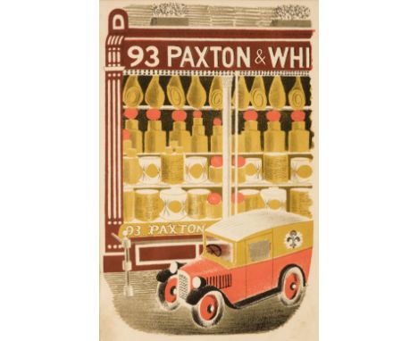 Richards (J.M. &amp; Eric Ravilious). High Street, London: Curwen Press for Country Life, 1938, 24 colour lithograph plates b