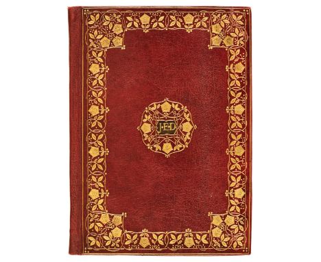 Garrett (Frank, binder). Illuminated Retirement Address to the Right Honorable Sir John Dorington Bart, 1908, calligraphic ma