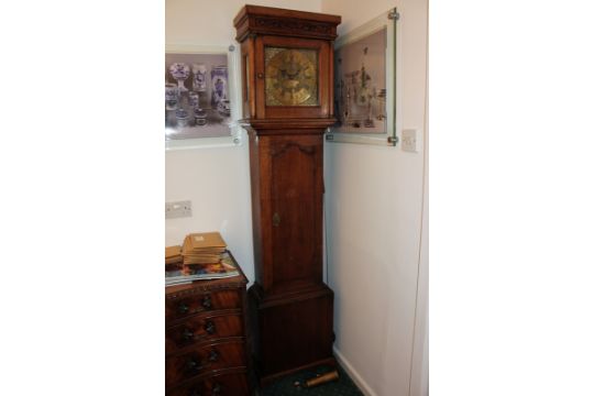 A George Iii Oak Longcase Clock John Frost Chichester With