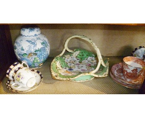 Royal Worcester plate, Masons ginger jar and other ceramics