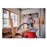 New & Boxed Einhell 250mm Table Saw and Stand 230V. - Working with solid wood, fibreboard or similar