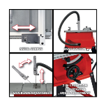 New & Boxed Einhell 250mm Table Saw and Stand 230V. - Working with solid wood, fibreboard or similar