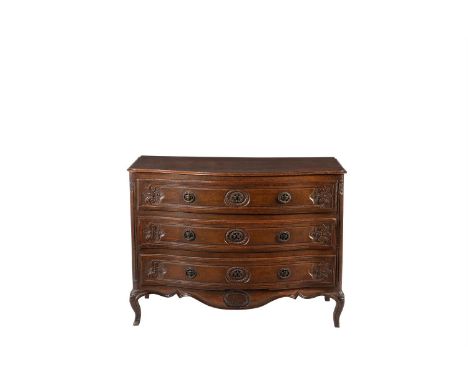 
	
		A Louis XV oak commode, mid-18th century, 91cm high, 122cm wide, 60cm deep
		
		Condition Report: 
		Marks, knocks, scra