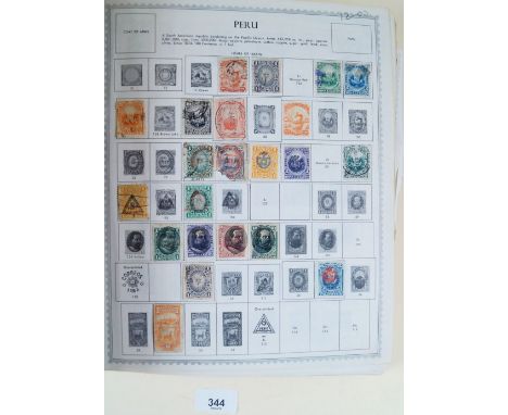 A part-filled Minkus 'Master Global Stamp Album' containing P to S Countries of British Empire/Commonwealth and rest of world